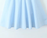 YENKYE New 2025 Women Blue Elegant Party Mini Dresses Sexy Sleeveless Low Waist A-line Summer Dress Lace Up Back Robe