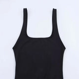 Spaghetti Strap Asymmetric Hem Dress