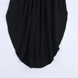 Spaghetti Strap Asymmetric Hem Dress
