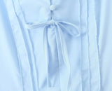 YENKYE New 2025 Women Blue Elegant Party Mini Dresses Sexy Sleeveless Low Waist A-line Summer Dress Lace Up Back Robe